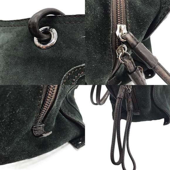 LOEWE Green Leather Tote Bag - Picture 5 of 8